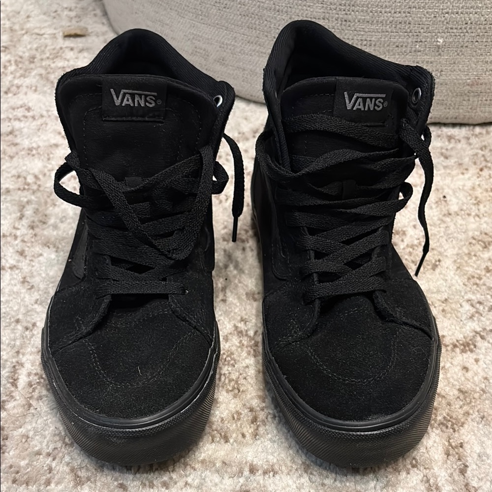 Vans Black High-Top Sneakers